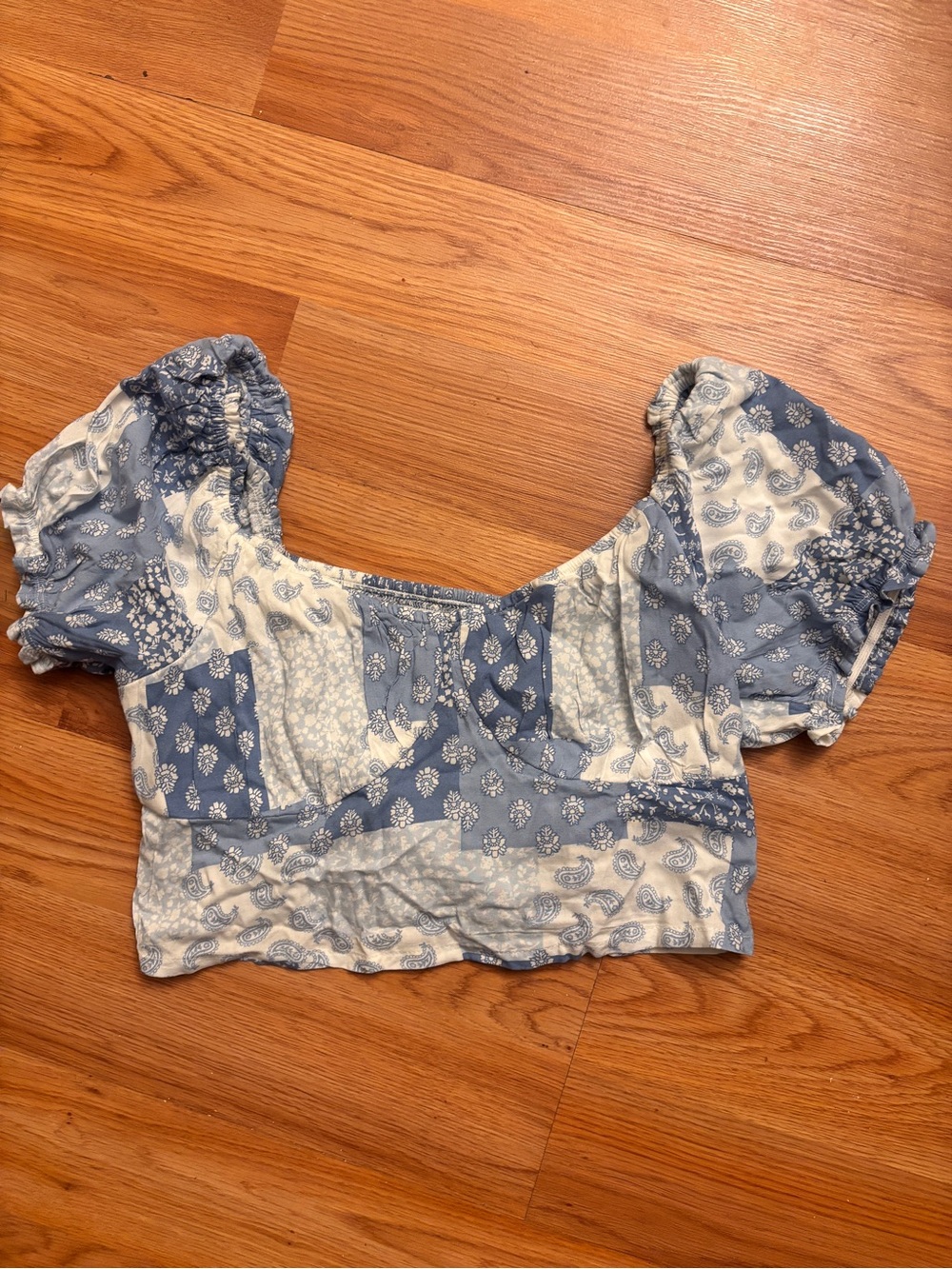 Patchwork crop top